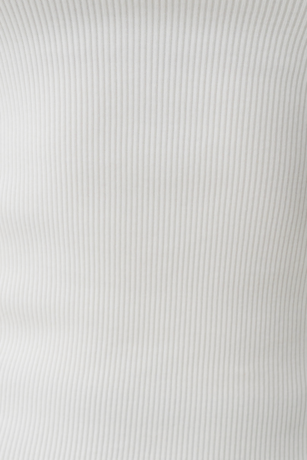 Aisling Ribbed Square Neck Sleeveless Top - Ivory