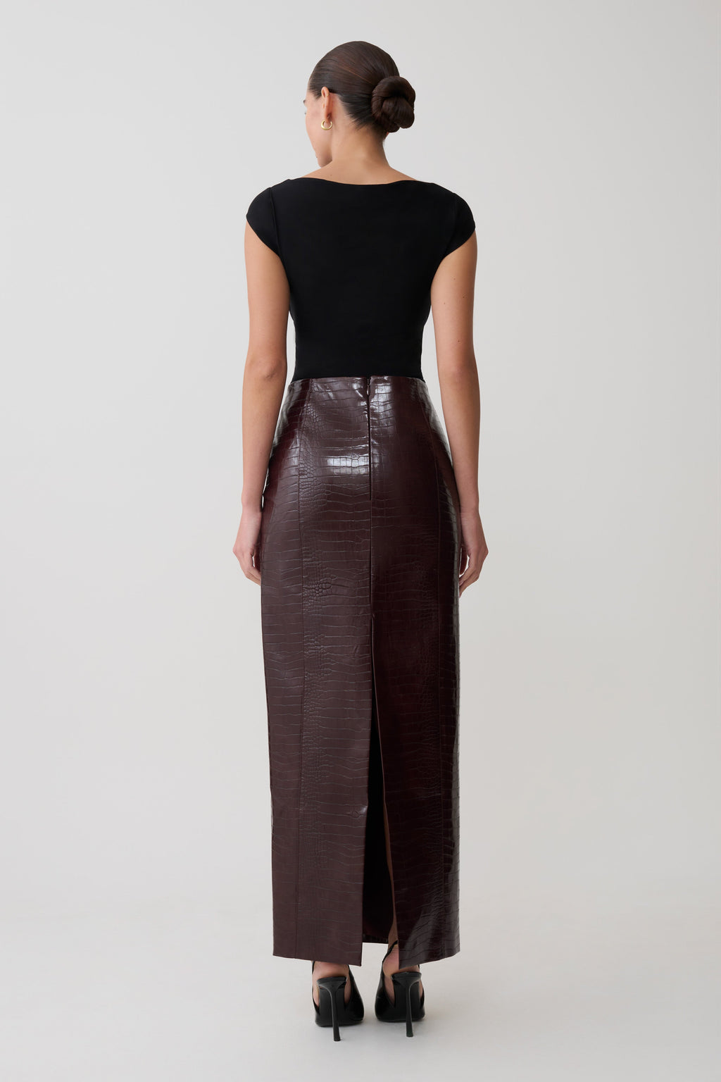 Romana Short Sleeve Mesh Top - Black