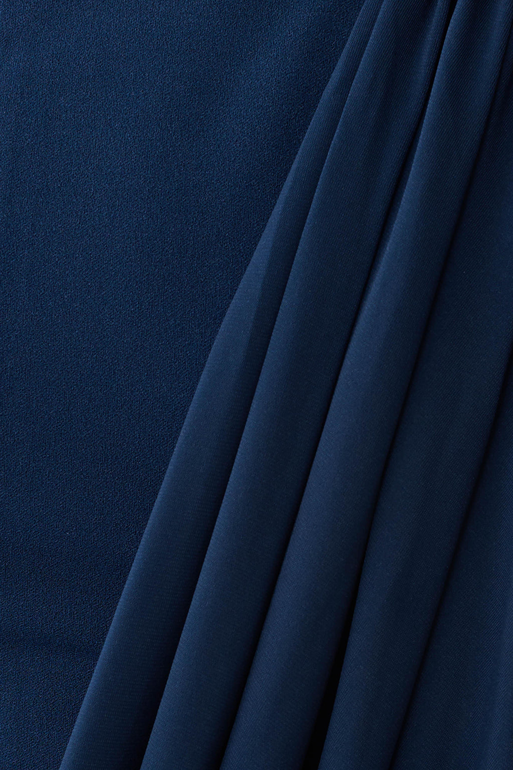 Rhea Detachable Cape Jersey Maxi Dress - Navy