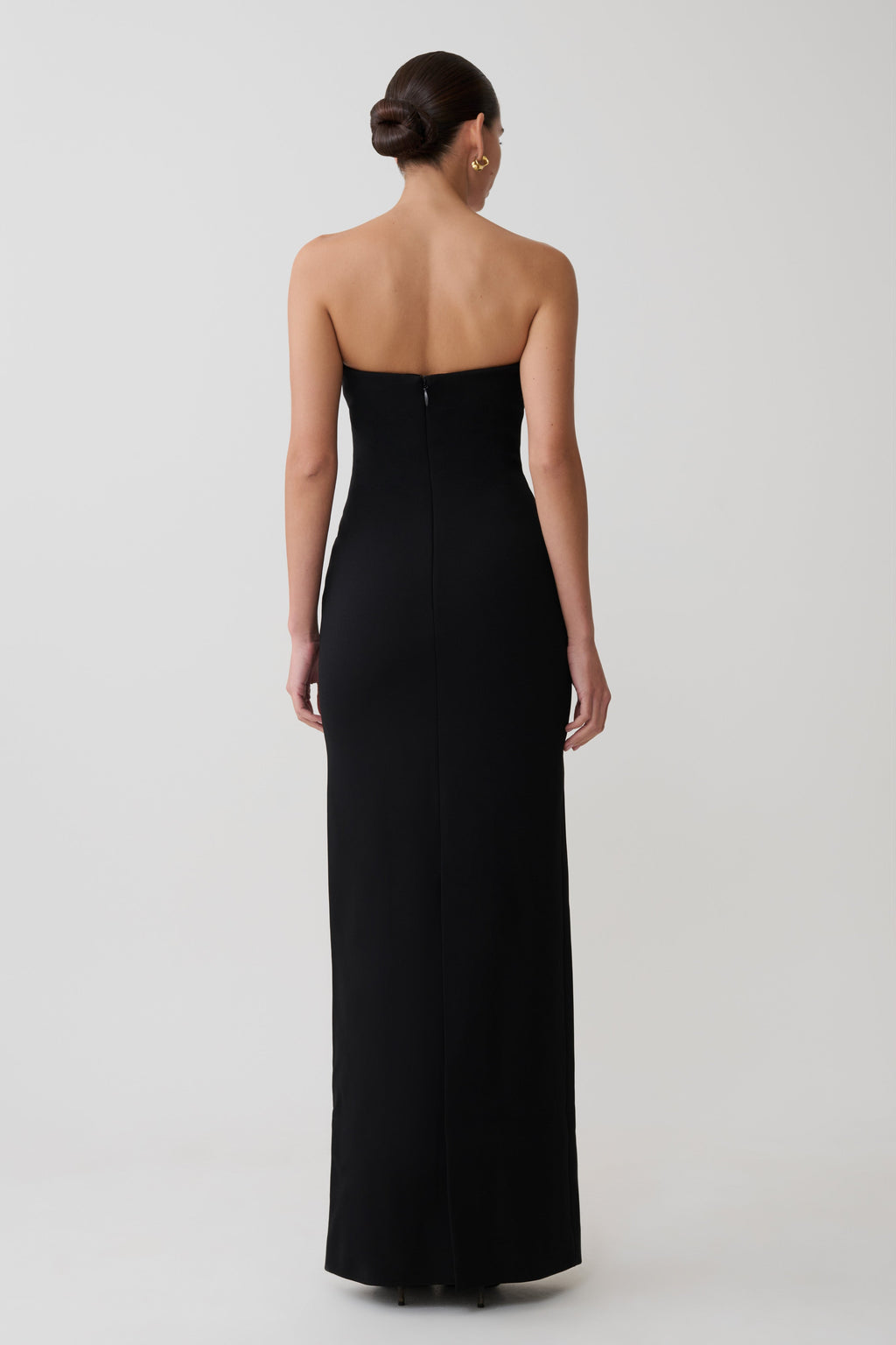 Lianne Strapless Maxi Dress - Black