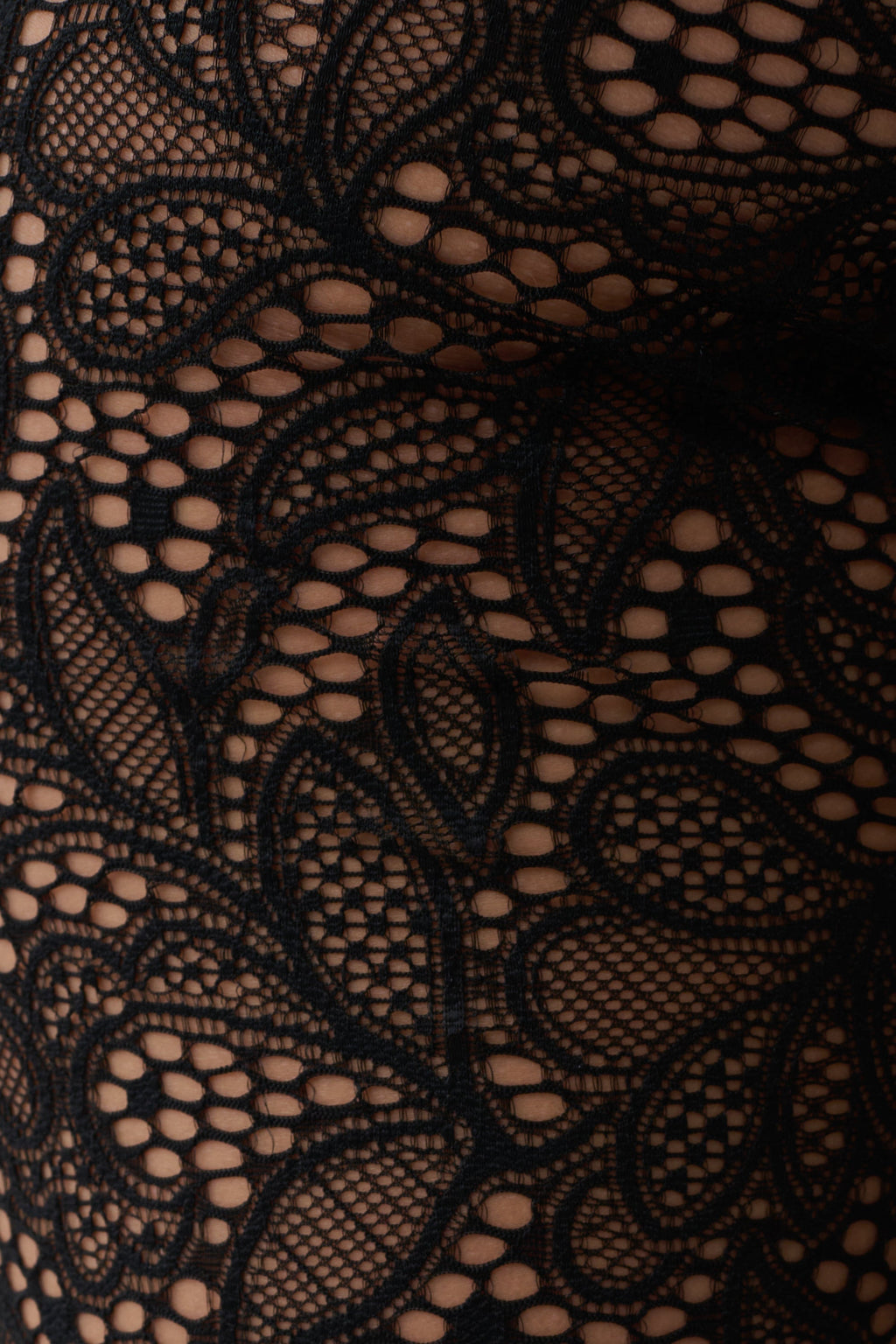 Theodosia Asymmetric Lace Halter Top - Black