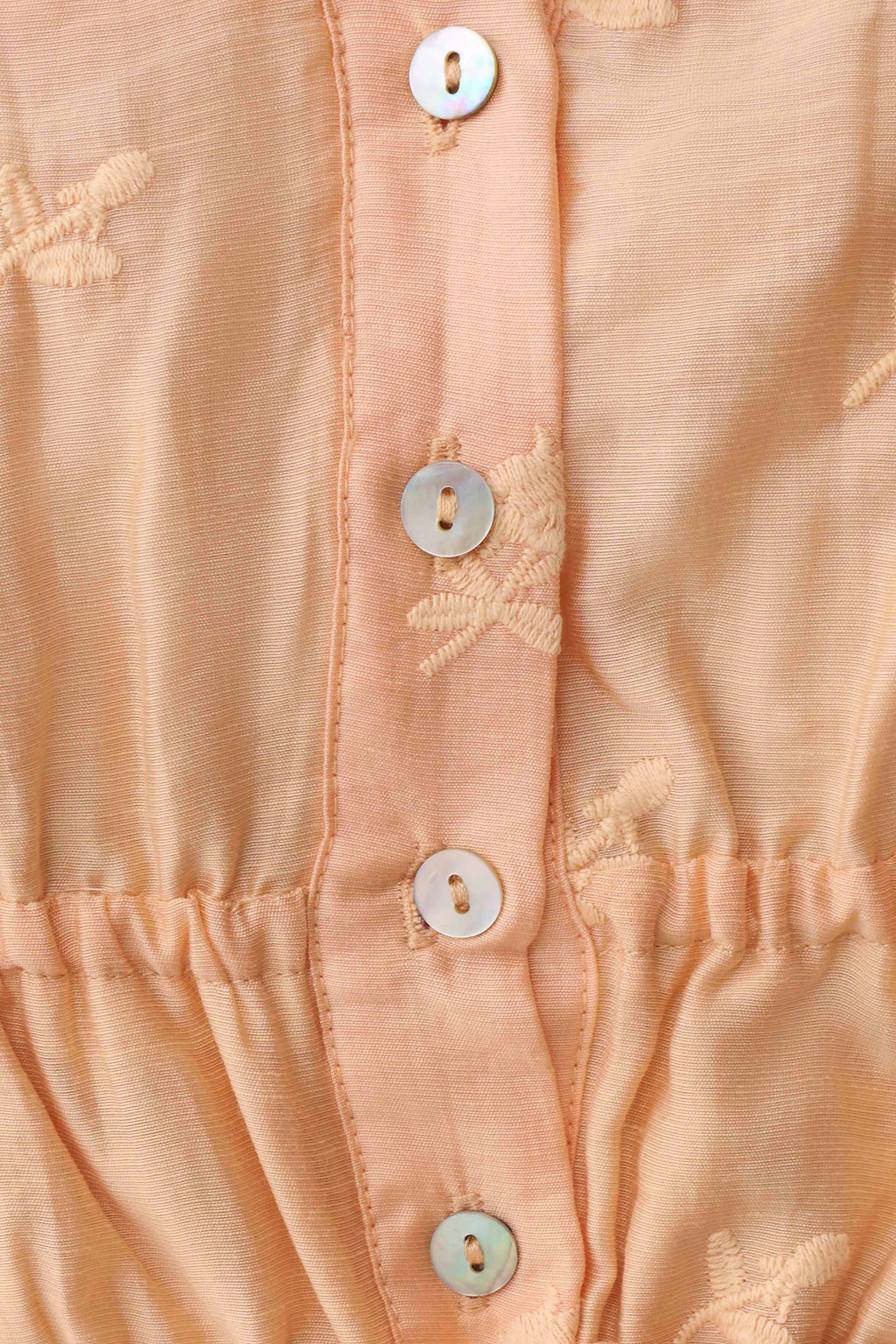 Vivian Embroidered Sleeveless Top - Orange