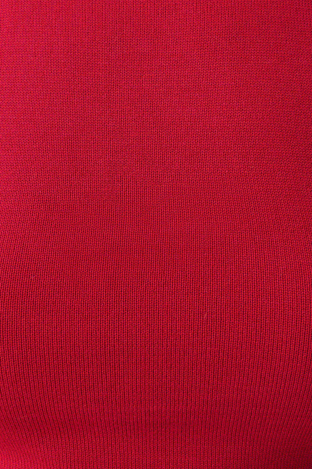 Misty Halter Backless Knit Top - Red