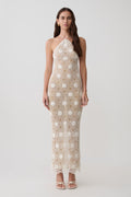 Sam Halter Hand Crochet Maxi Dress - Ivory