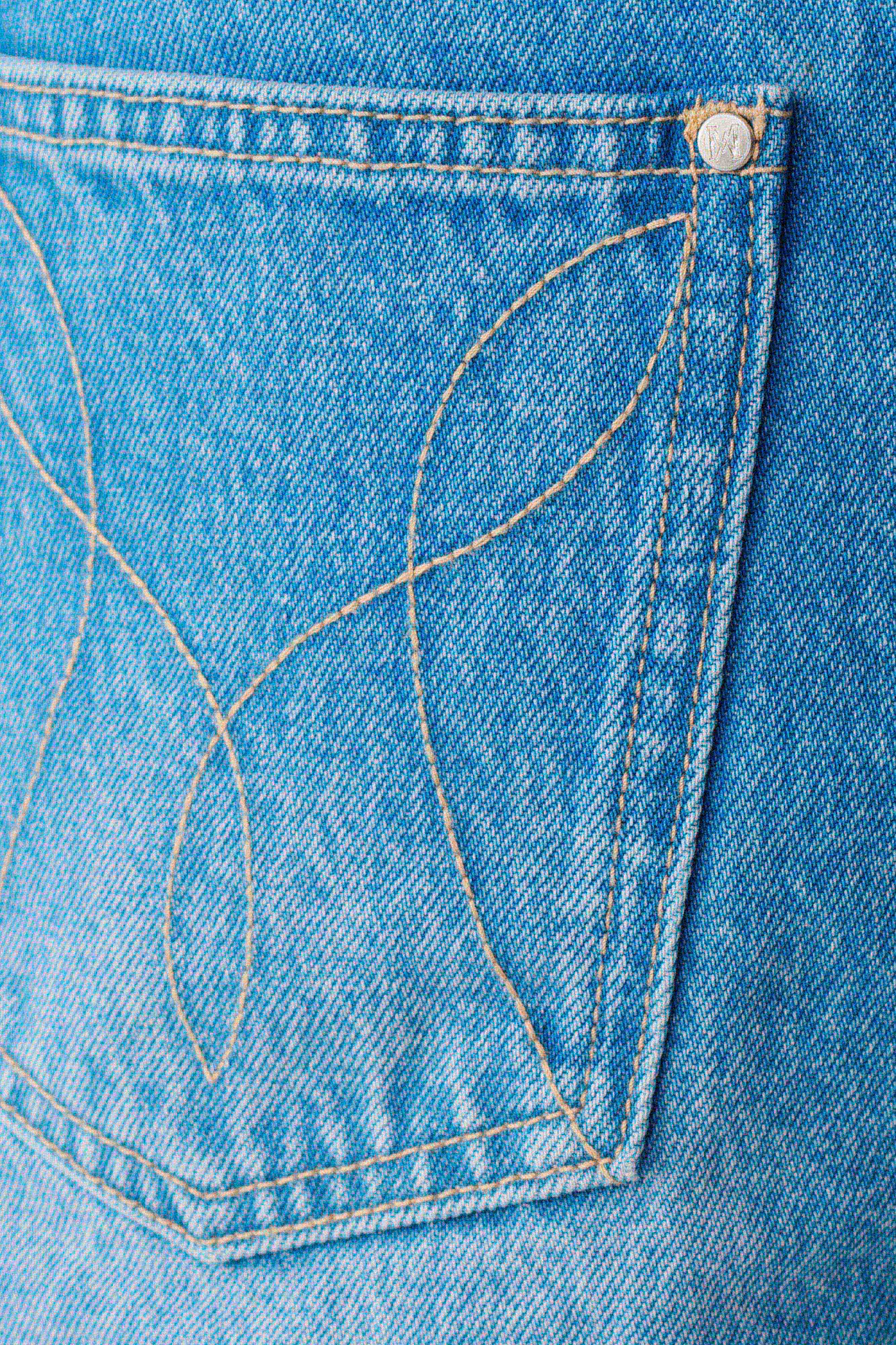 Jace A-Line Denim Shorts - Summer Blue