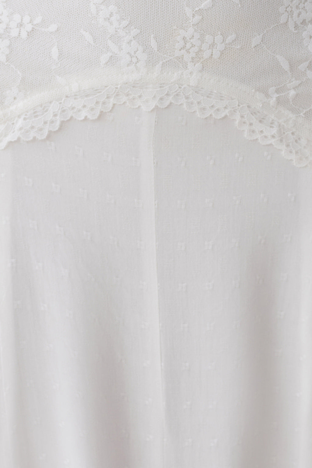 Skylar Lace Panelled Midi Skirt - White