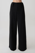 Arlo Wide Leg Suiting Trouser - Black