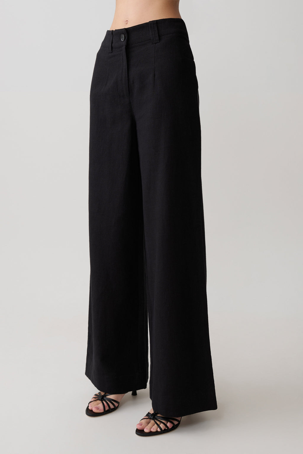 Brielle Straight Leg Pant - Black