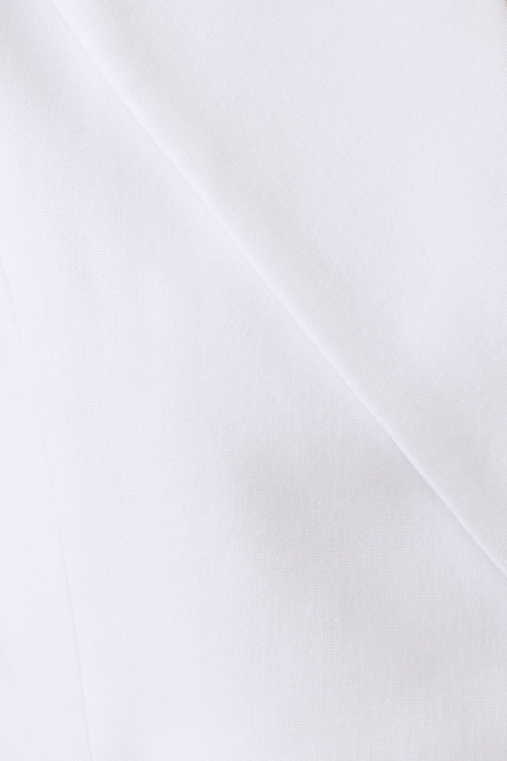 Raya Mid Rise Wide Leg Linen Pant - White