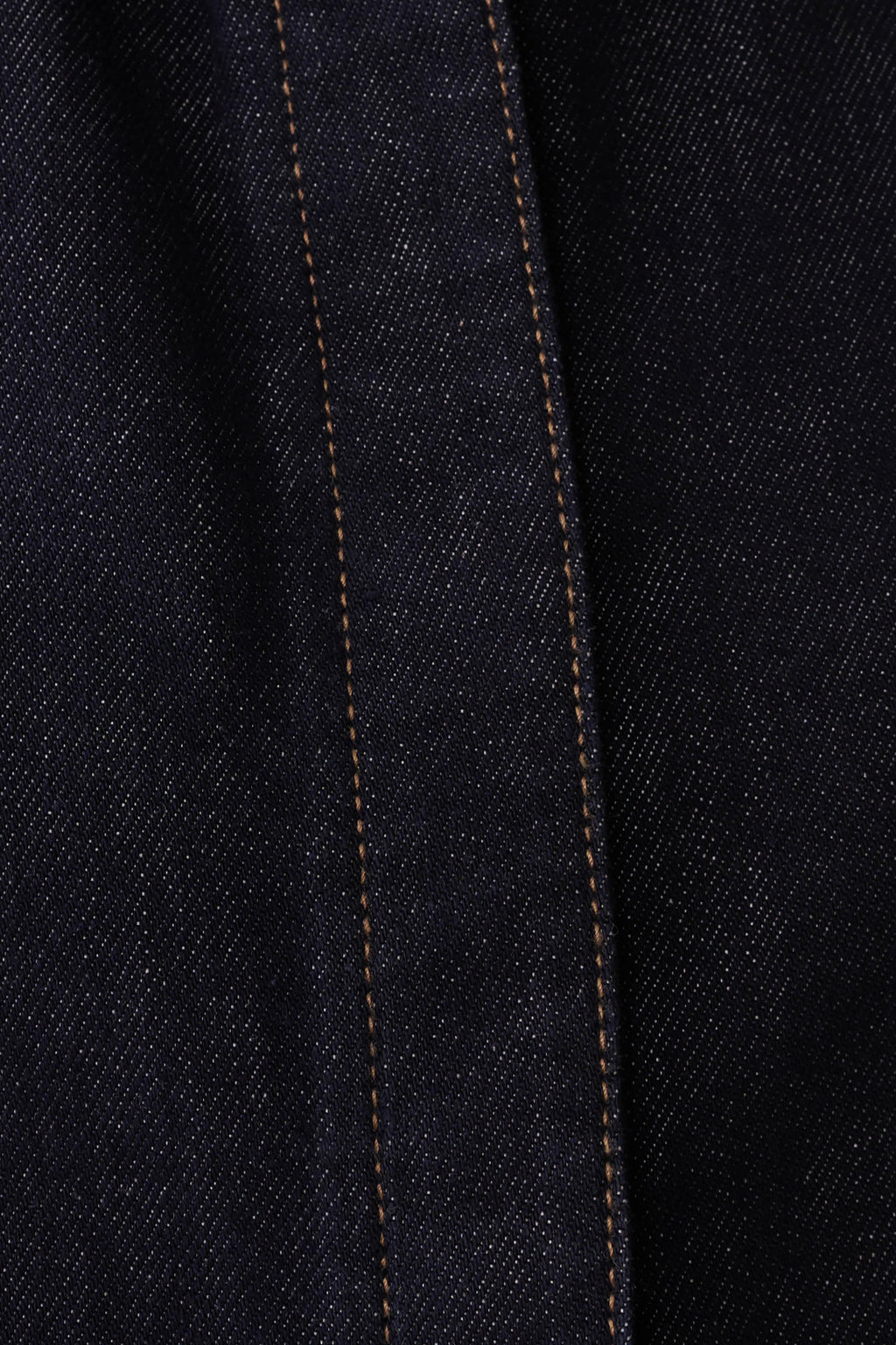 Jeremy Collared Denim Longline Top - Washed Indigo Blue