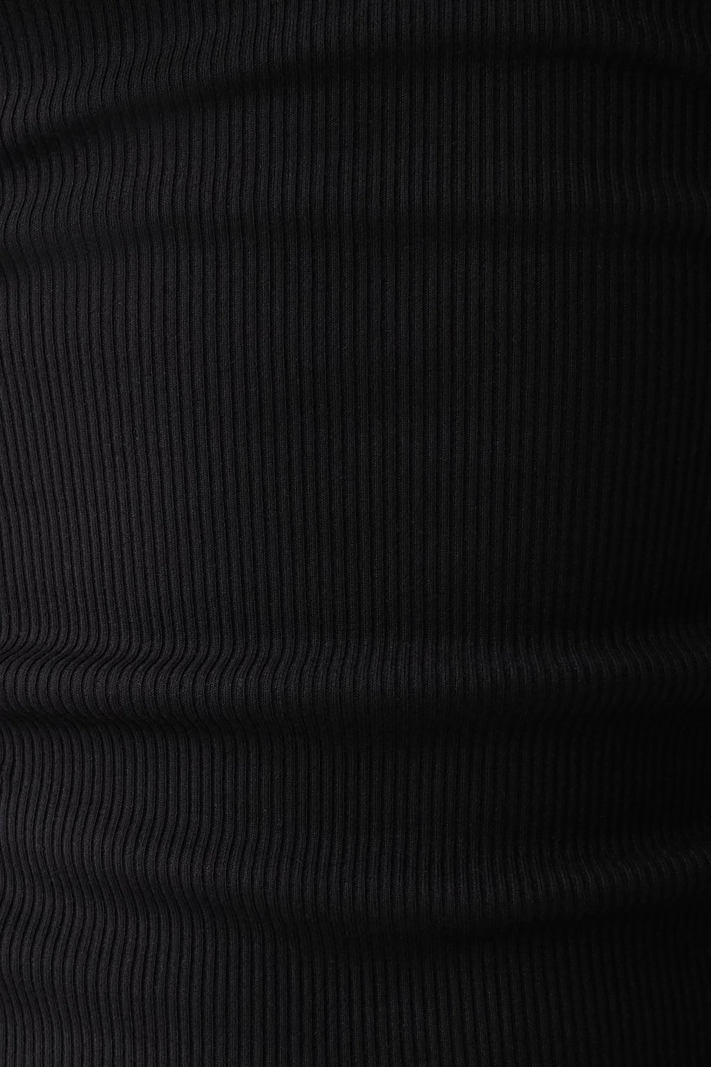 Actress Ribbed Tank - Black