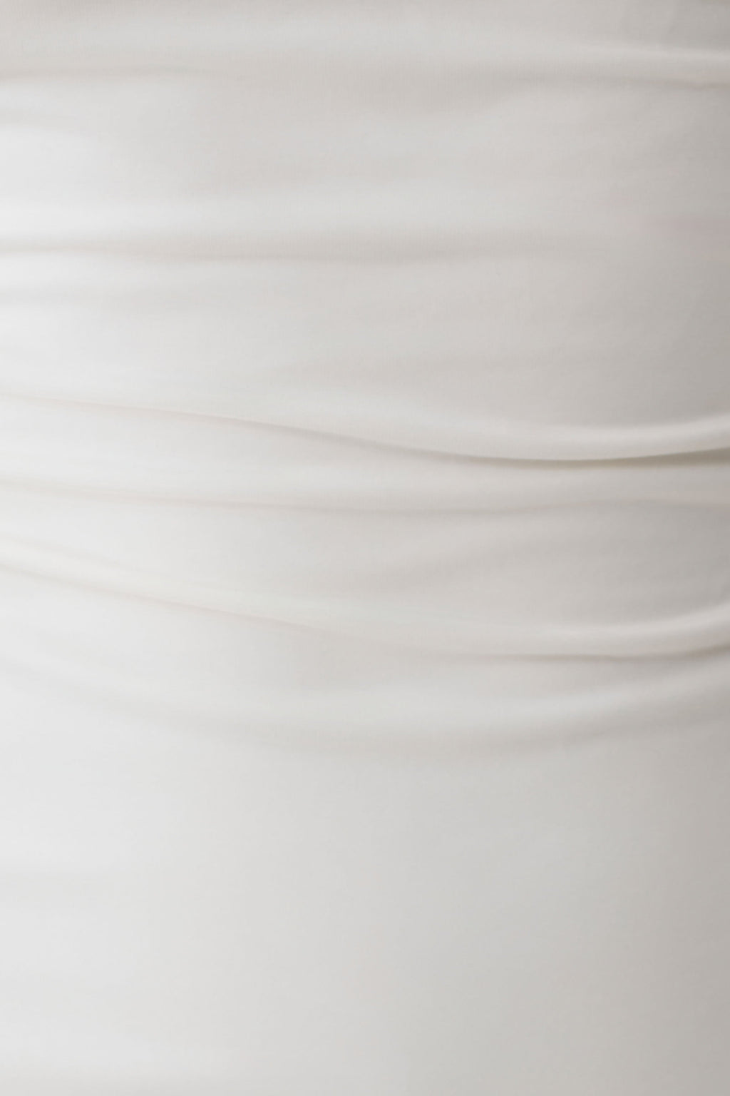 Jemma One Shoulder Tie Top - White