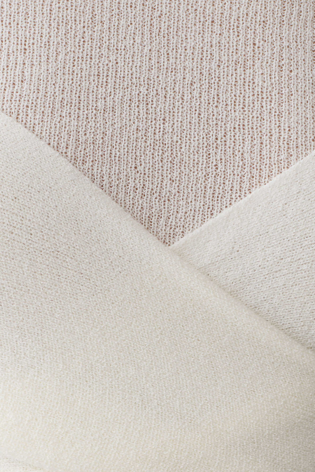 Lawson Wrap Knit Long Sleeve Top - White
