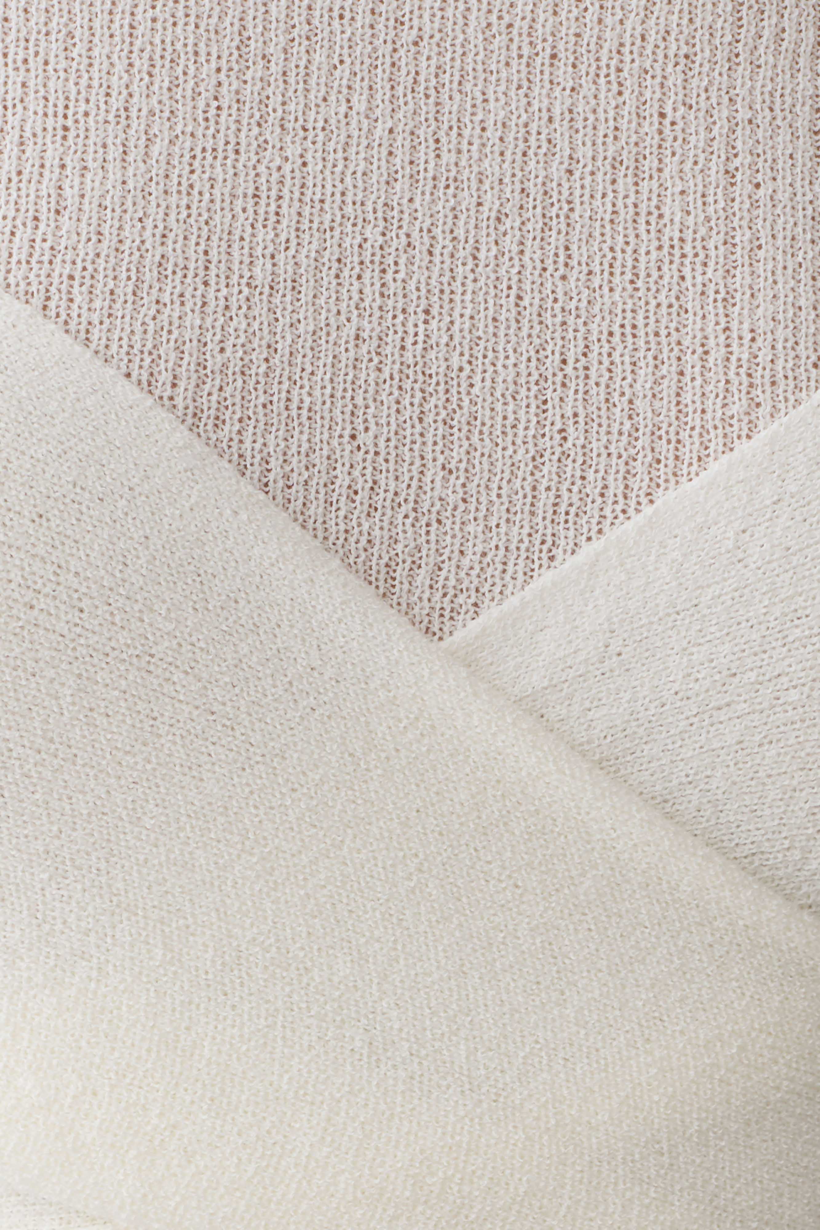 Lawson Wrap Knit Long Sleeve Top - White