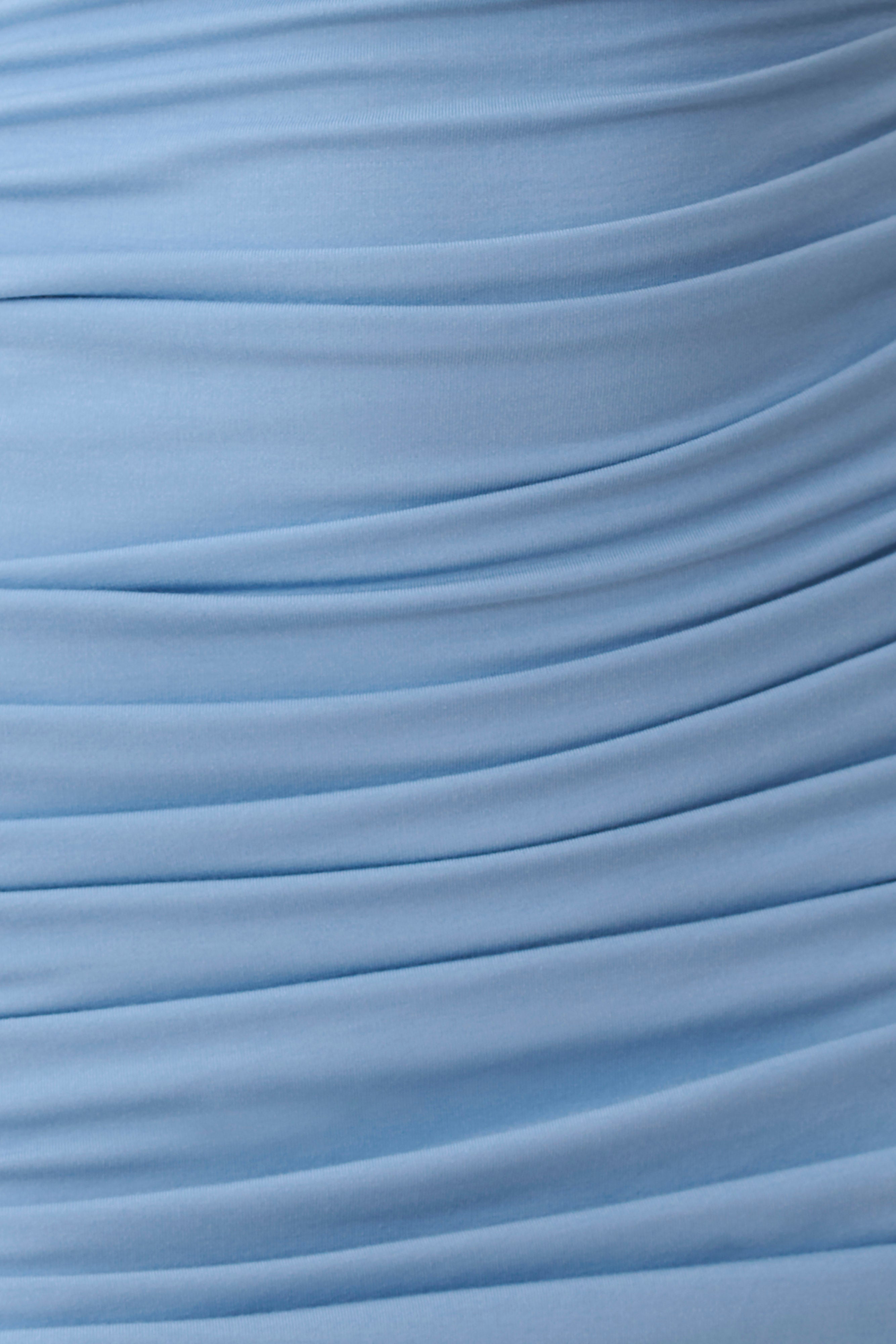 Peregrine Modal Halter Mini Dress - Blue