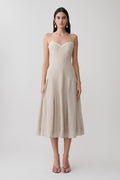 Taylor Midi Dress - Natural