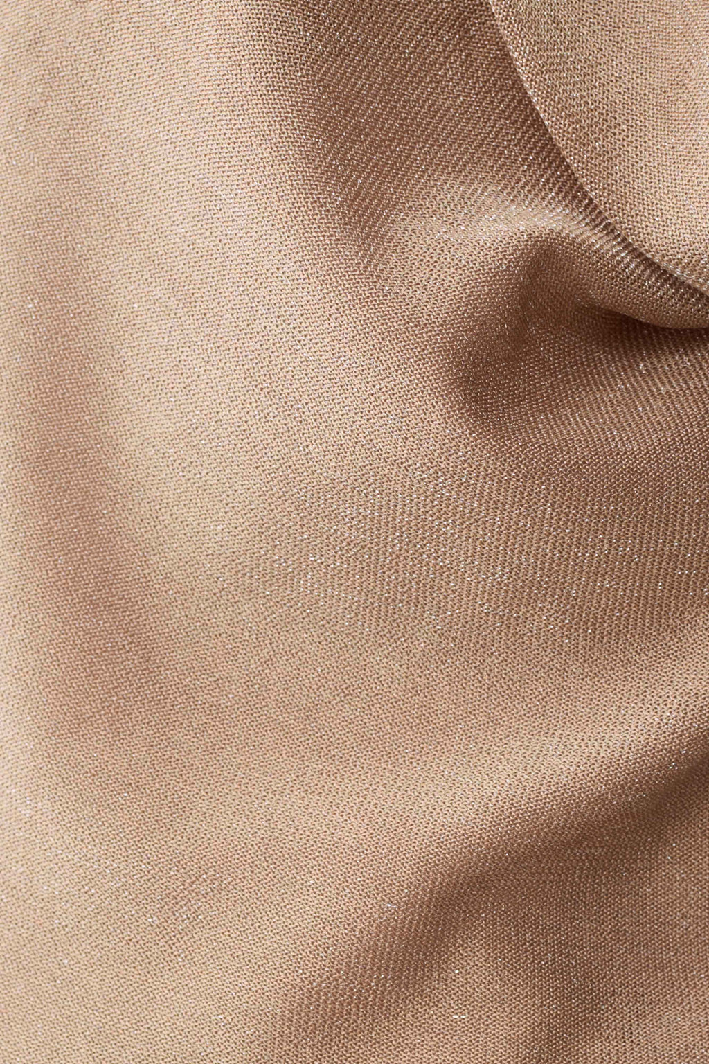 Stan Lurex Cowl Neck Top - Gold