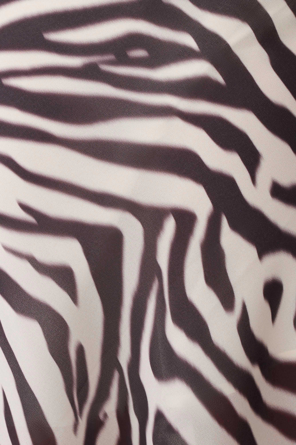 Lana Chiffon Midi Skirt - Abstract Zebra Print