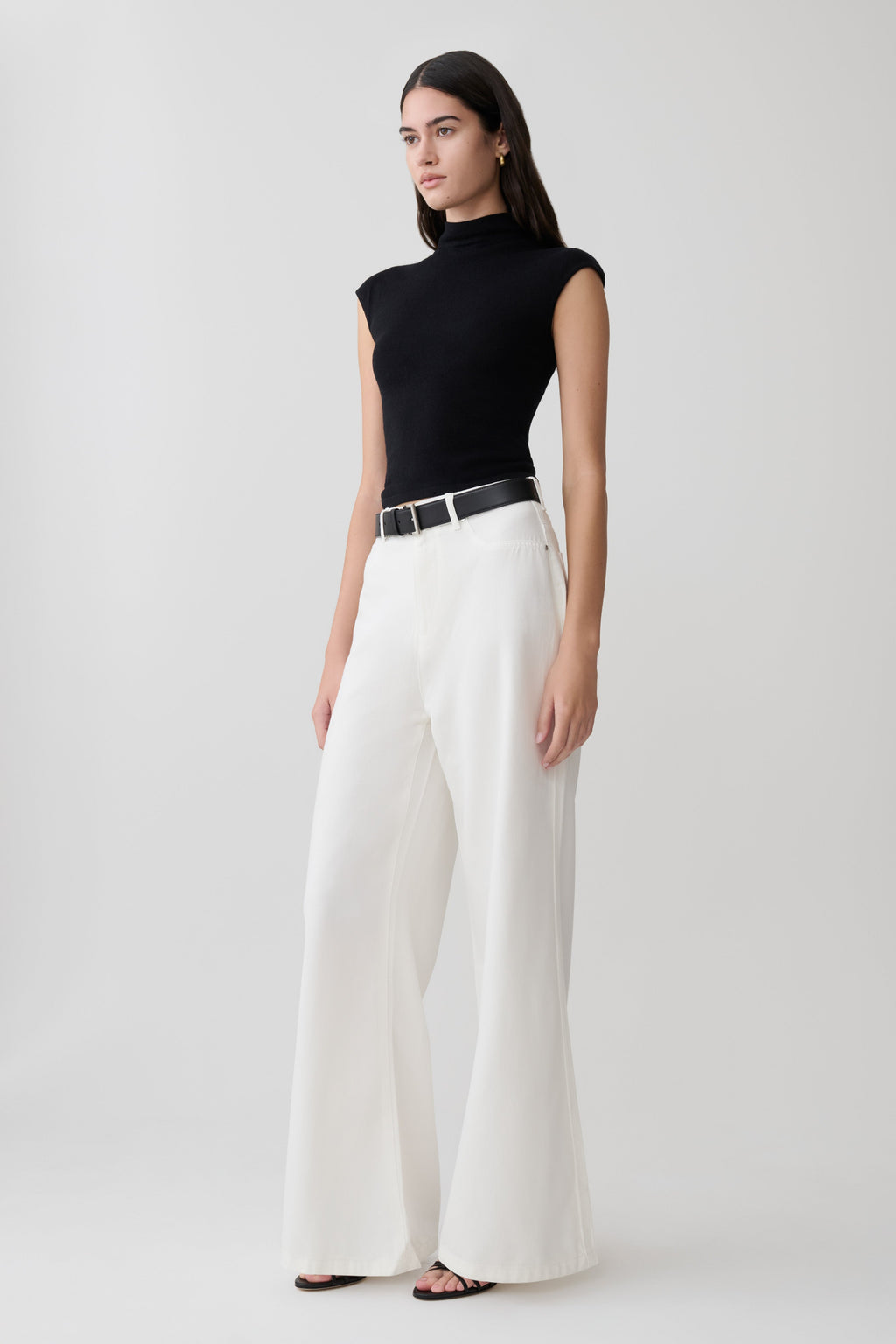 Sonny Short Sleeve Knit Top - Black