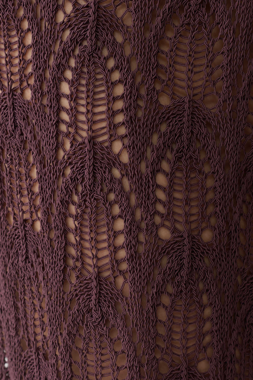 Glinda Crochet Pants - Chocolate