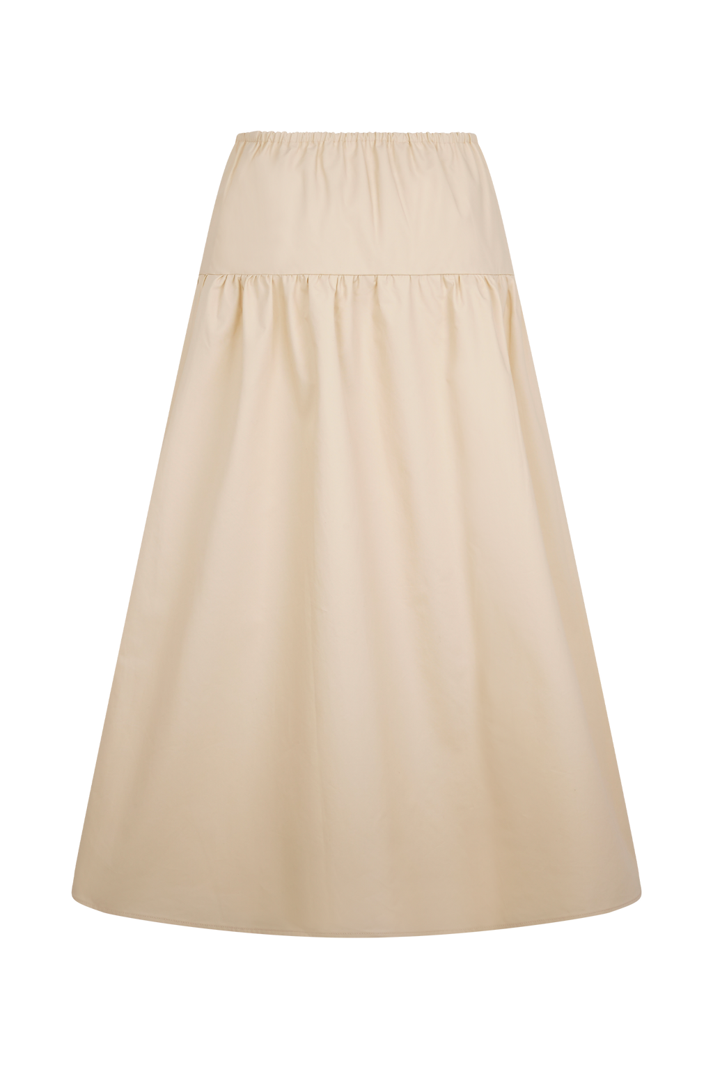 Amirah Midi Skirt - Nude