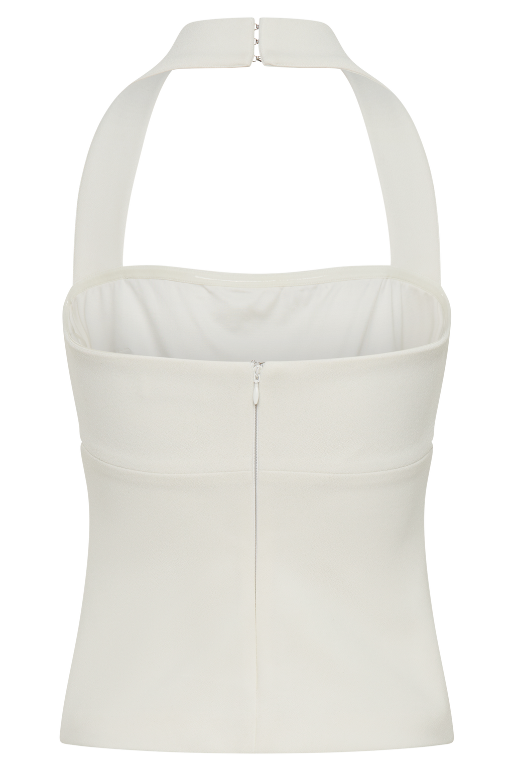 Amelita Suiting Halter Top - Ivory