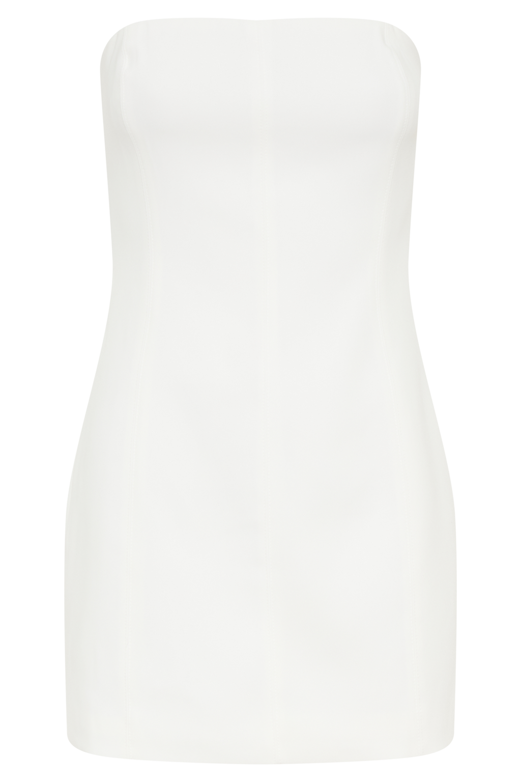 Maci Crepe Mini Dress - White