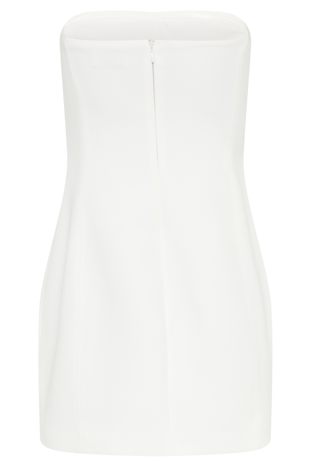 Maci Crepe Mini Dress - White