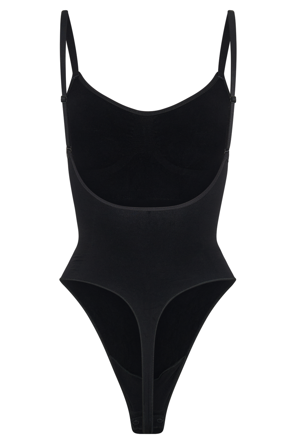Alyssa Backless Shapewear Bodysuit - Black
