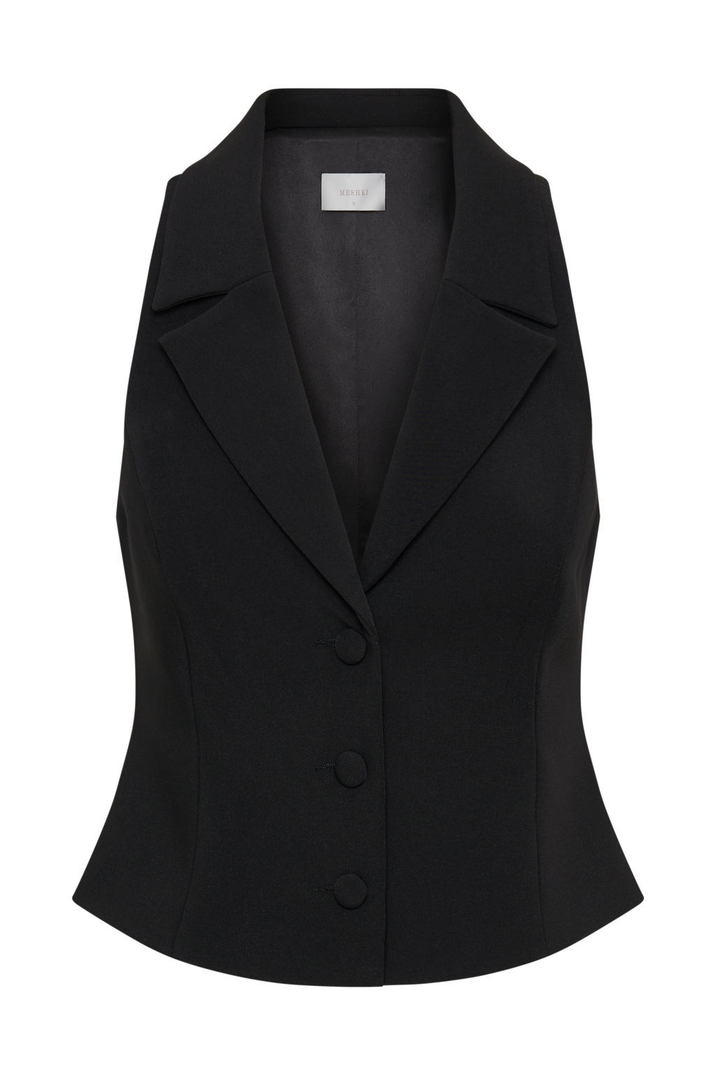 Mura Suiting Vest - Black