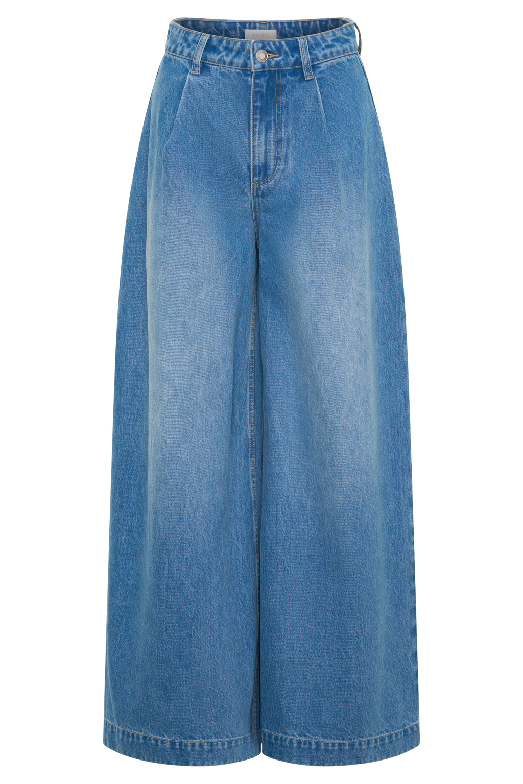 Bobby Oversized Jean With Front Pleat - Summer Blue