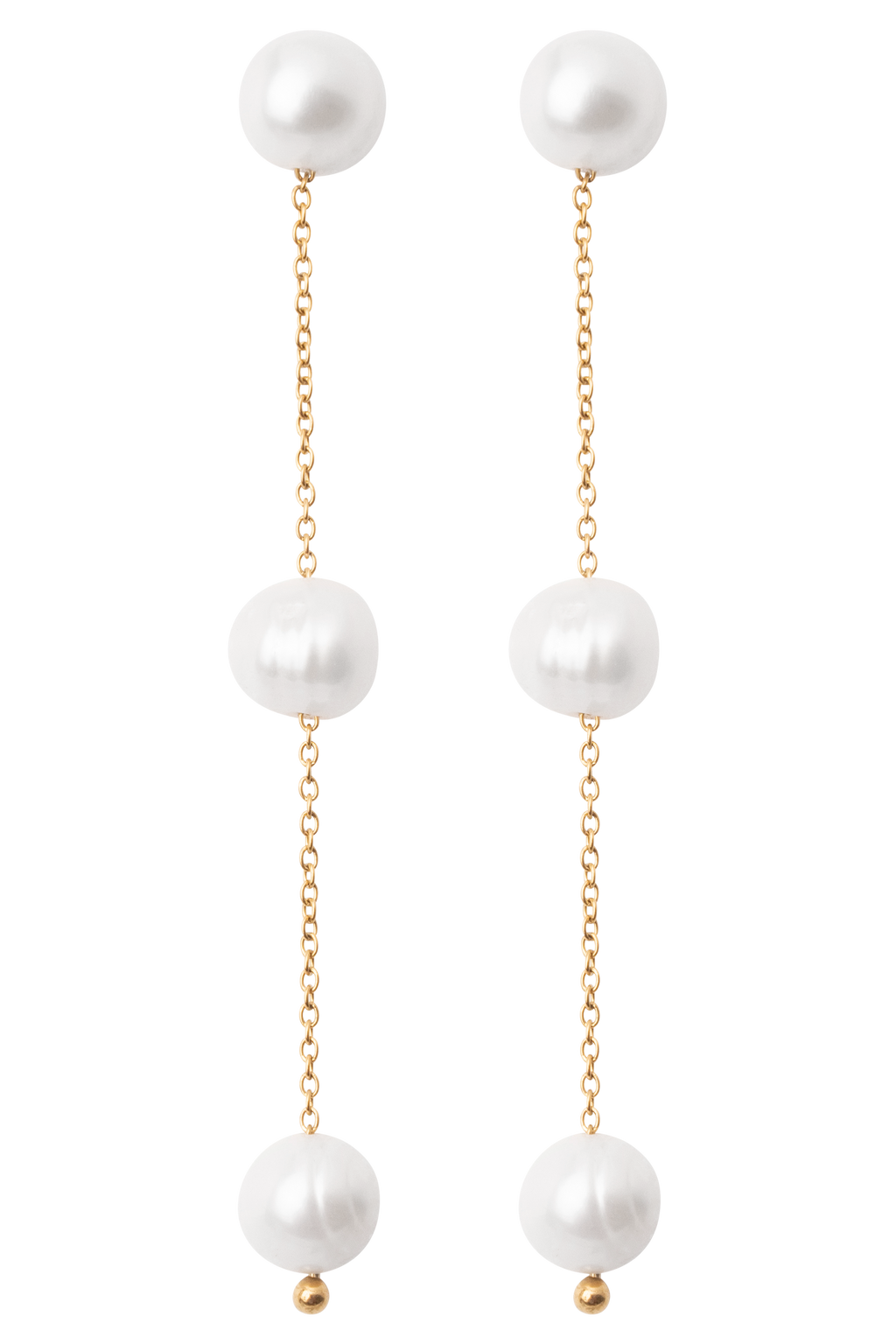 Bodhi Freshwater Pearl Drop Earrings - Pearl