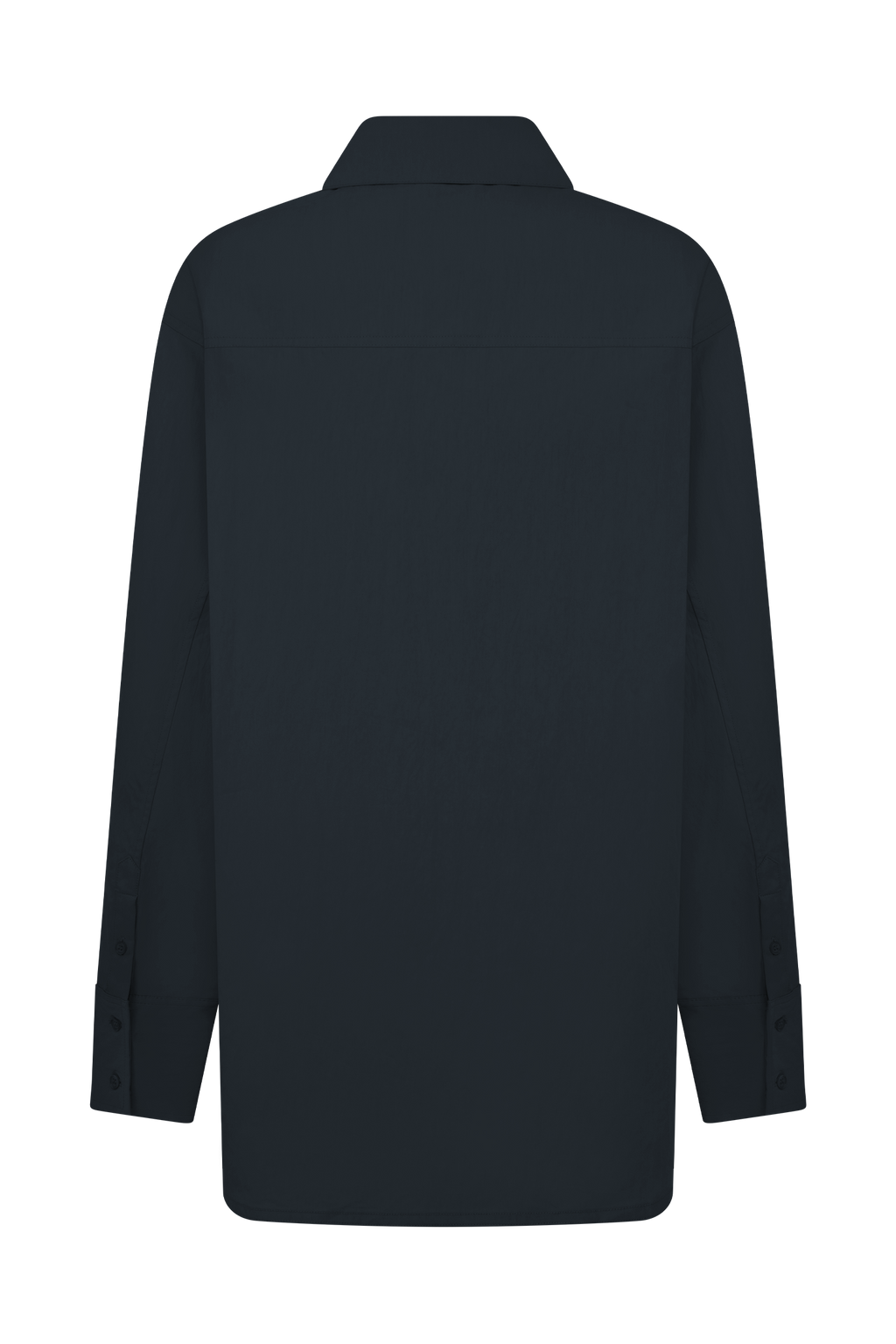 Campbell Cotton Oversized Shirt - Navy
