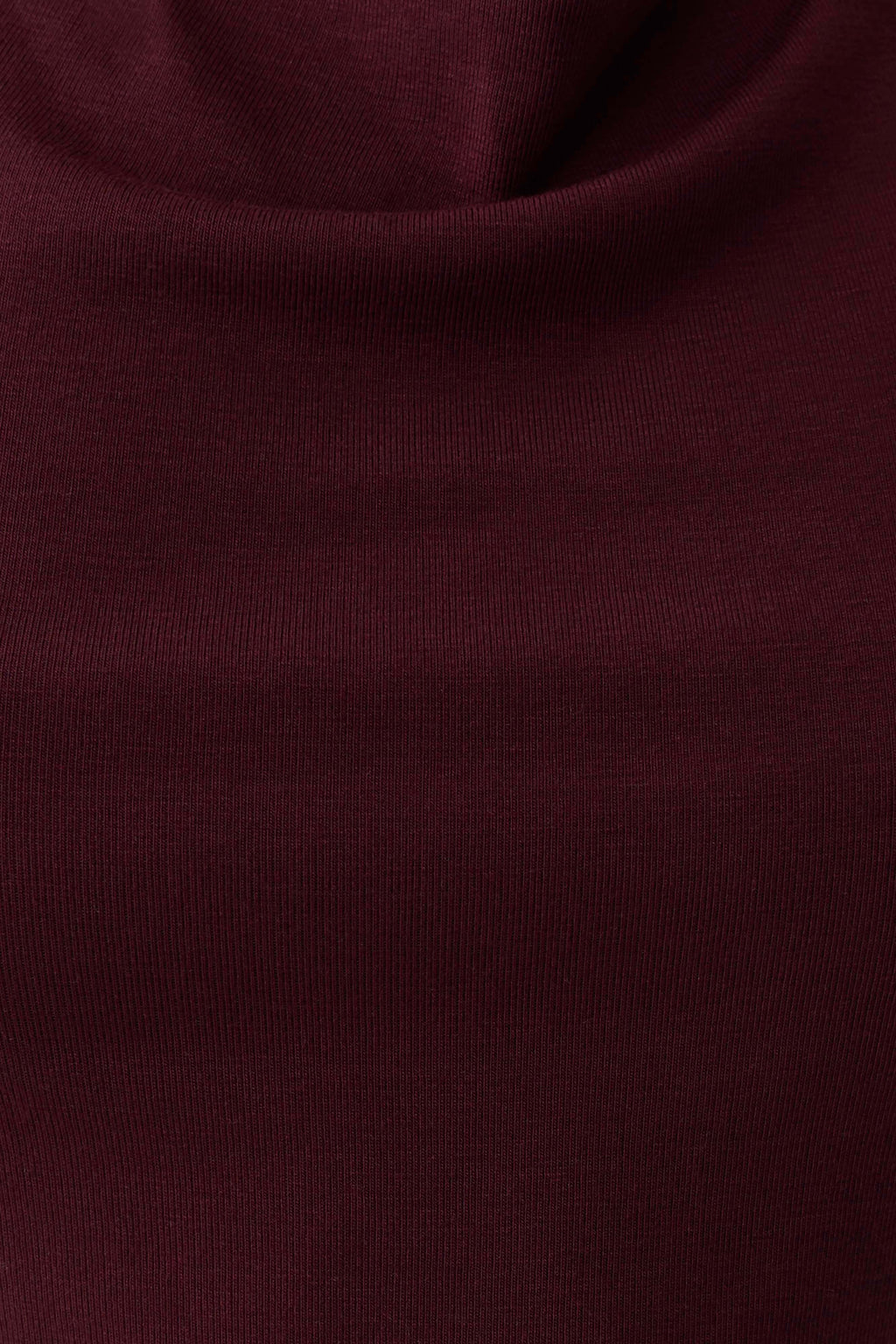 Clea Relaxed Sheer Halter Top - Burgundy