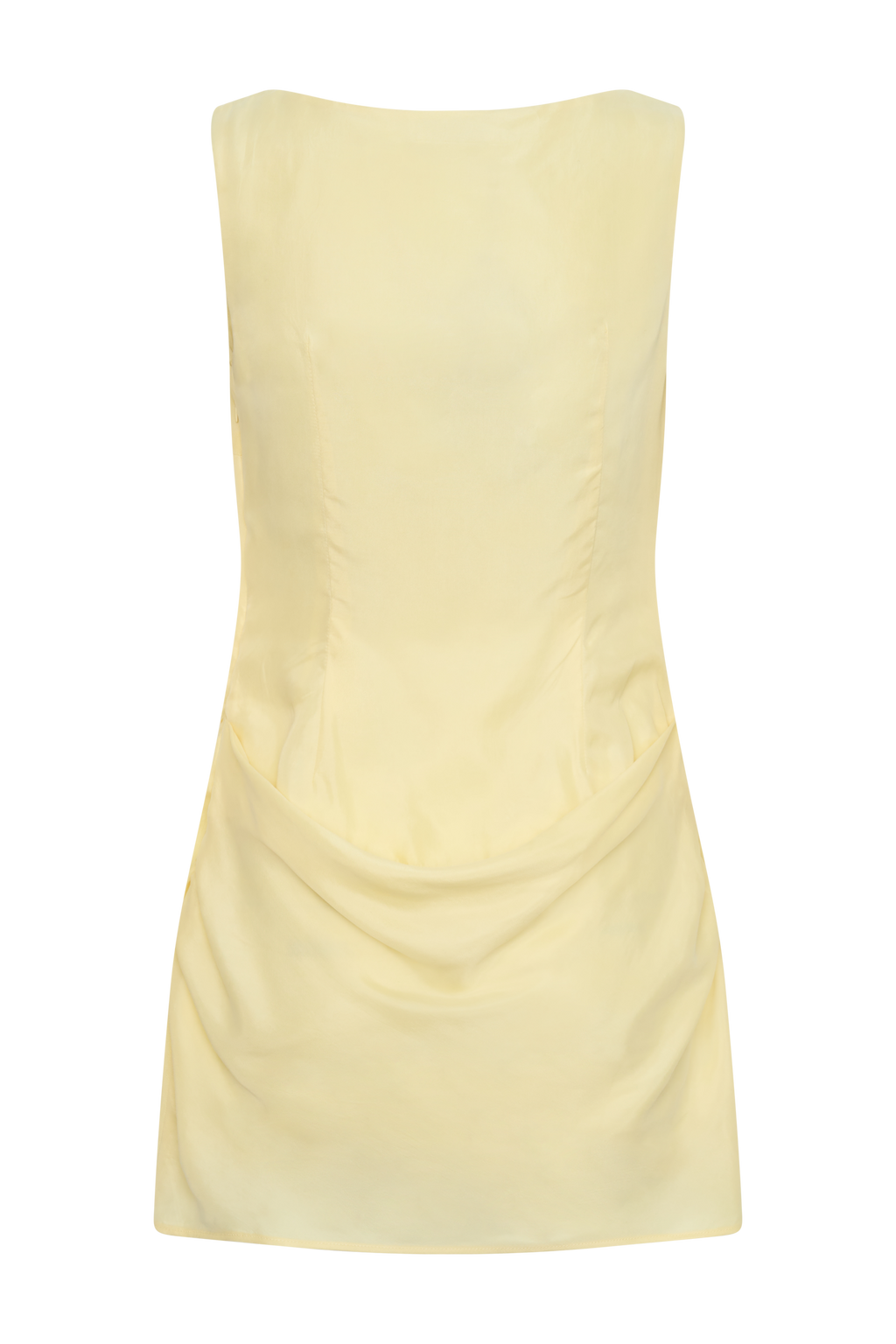 Bexley Draped Mini Dress - Butter