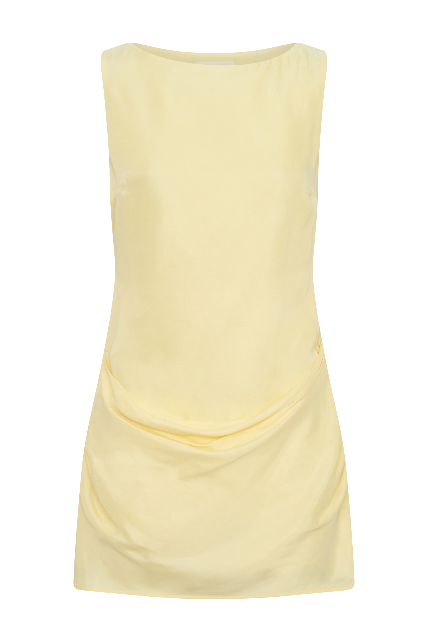 Bexley Draped Mini Dress - Butter