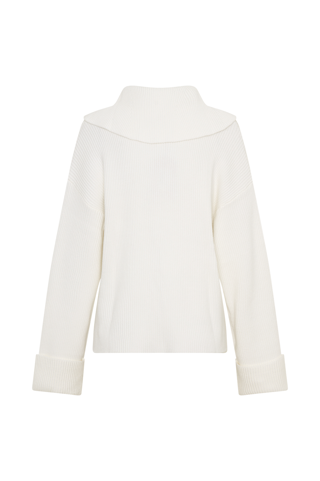 Bianka V Neck Knit Jumper - Off White