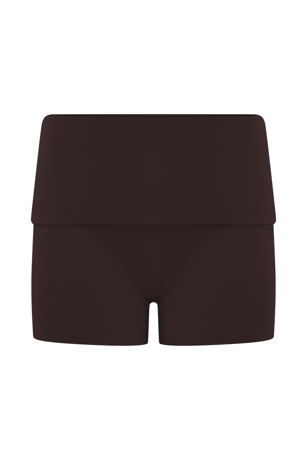 Birdie Fold Over Shorts - Chocolate