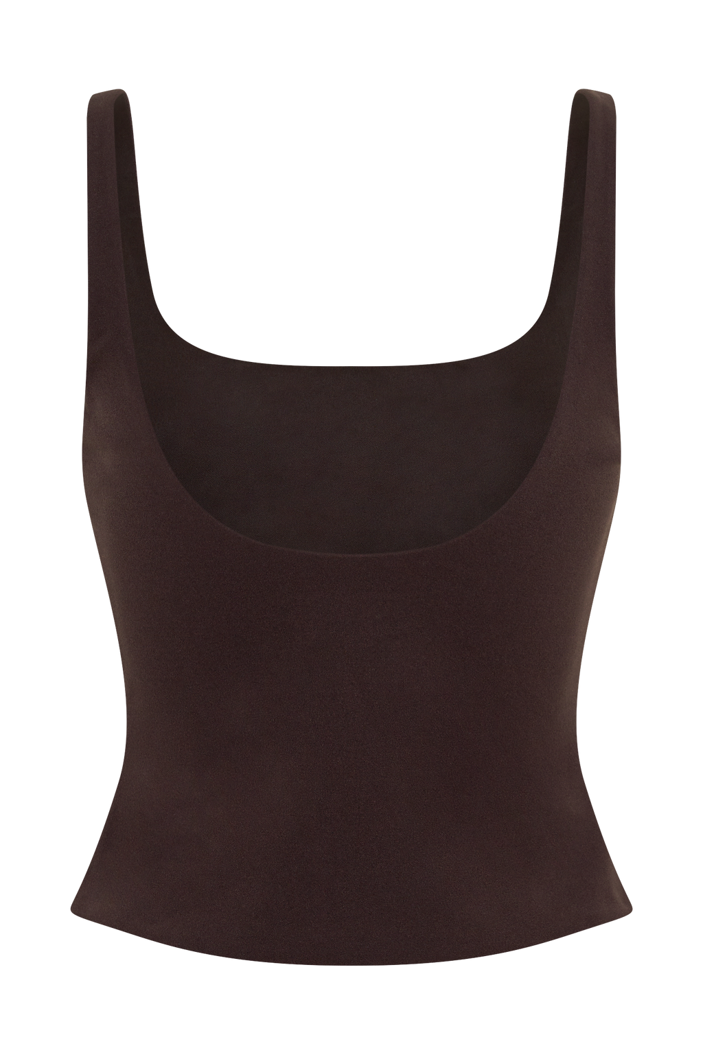 Blanca Stretch Crepe Cami Top - Chocolate