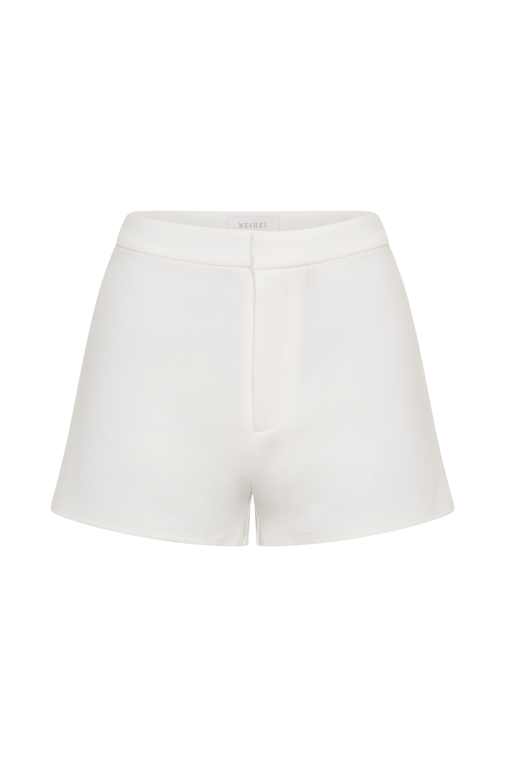 Blanca Stretch Crepe Shorts - White