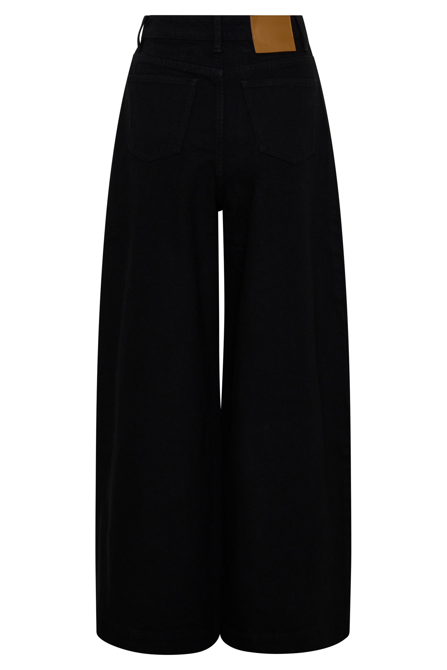 Bobby Oversized Jean With Front Pleat - Black