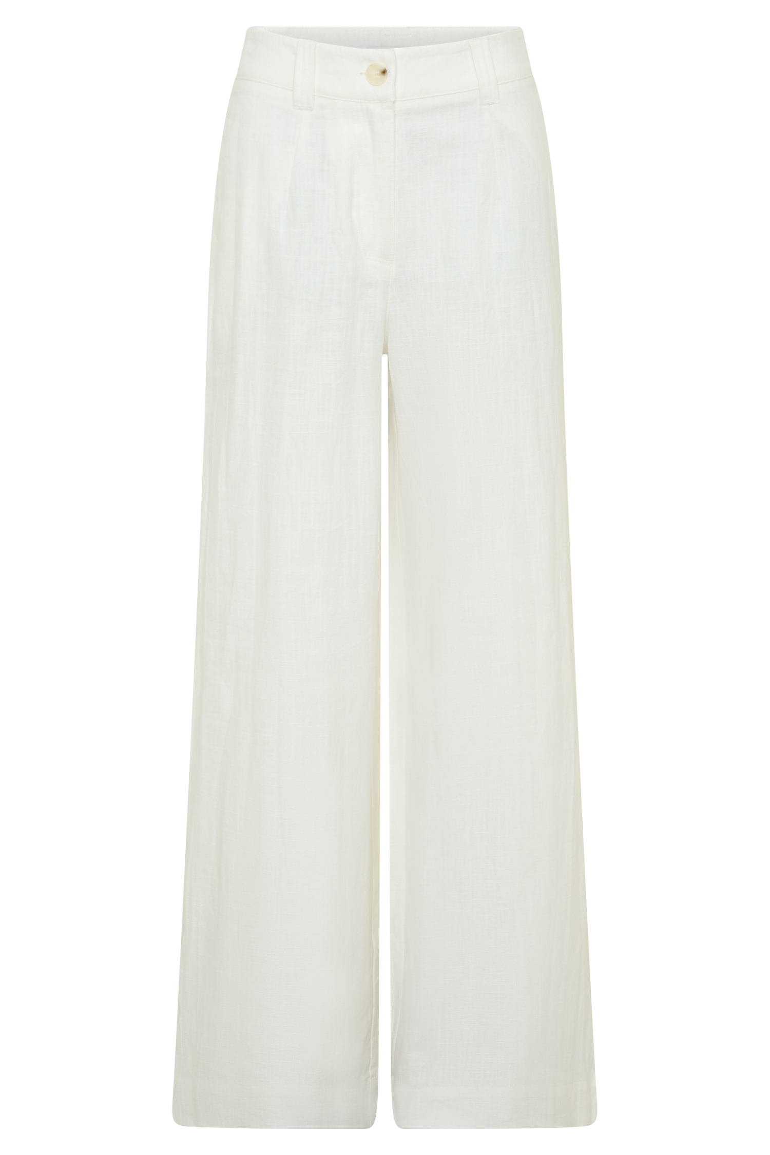 Brielle Straight Leg Pant - White