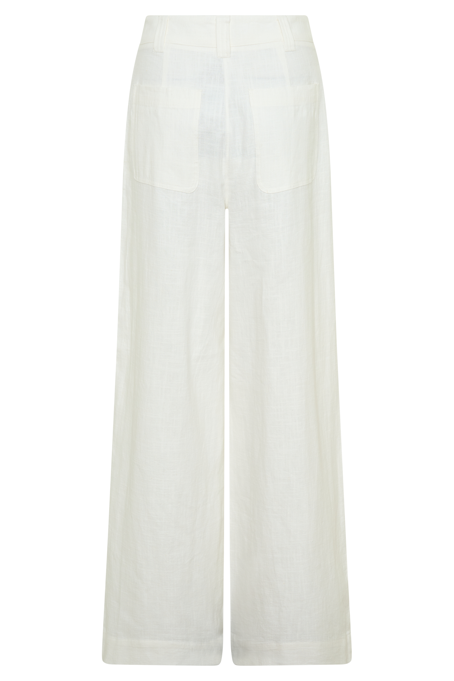 Brielle Straight Leg Pant - White