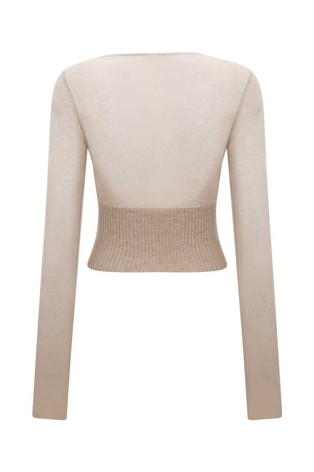 Brionee Silk Blend Knit Top - Sand