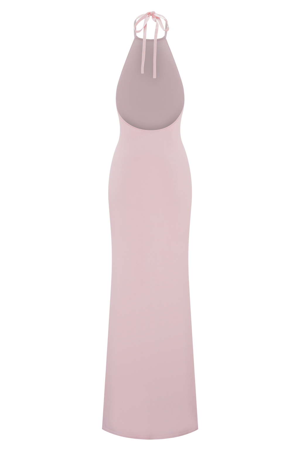 Brock Knit Halter Maxi Dress - Baby Pink