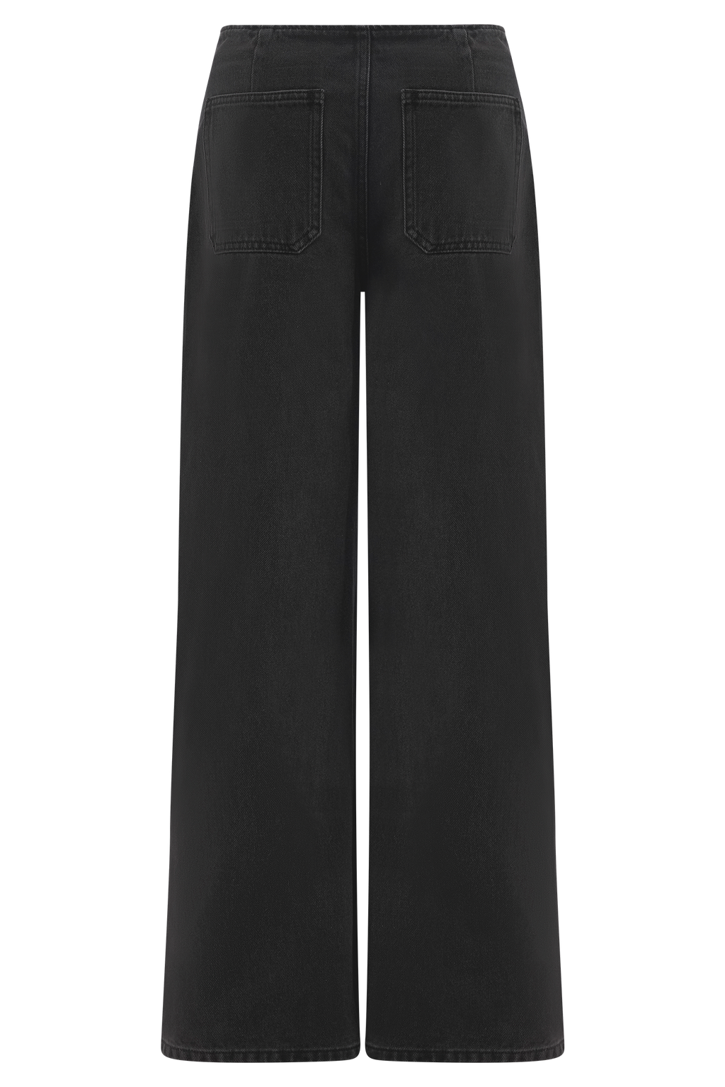 Caitlin Mid Rise Denim Jeans - Washed Black