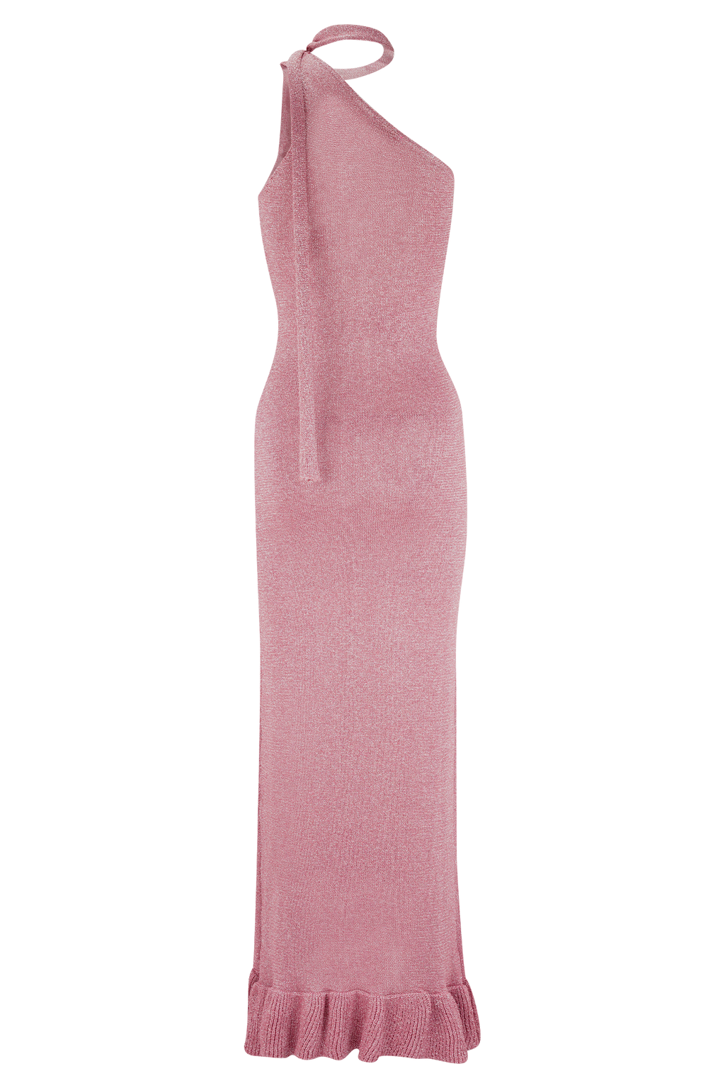 Celestino Floral Metallic Knit Maxi Dress - Pink
