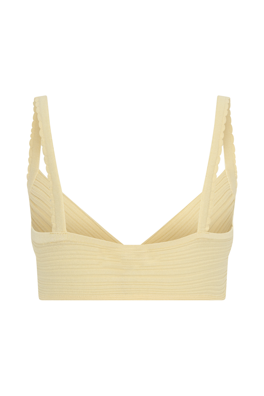 Coleene Pointelle Knit Top - Lemon