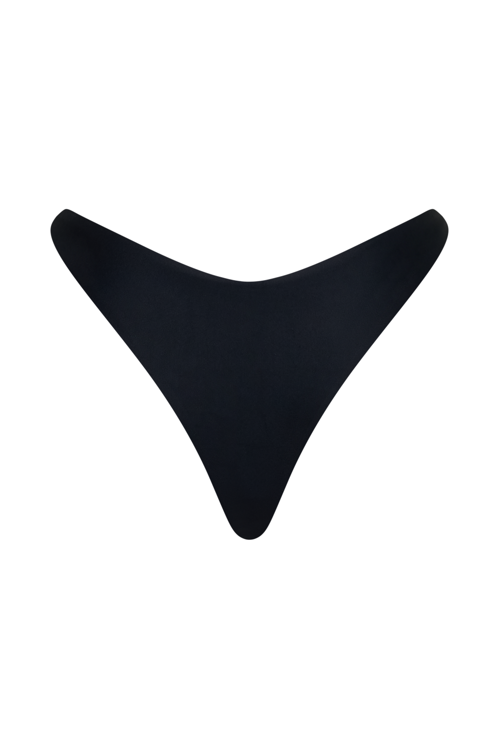 Coralia High Side Thong Bikini Bottom - Black