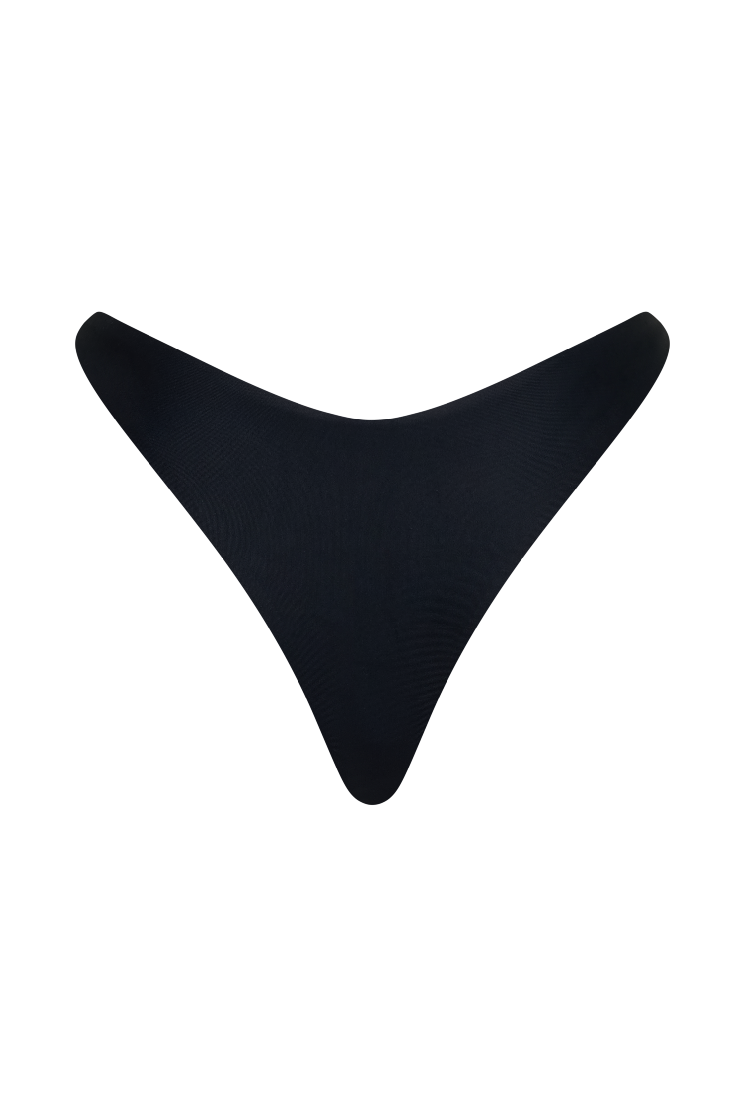 Coralia High Side Thong Bikini Bottom - Black
